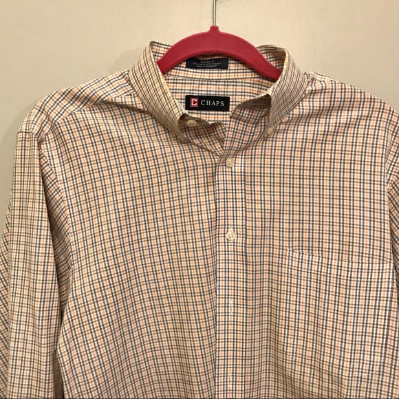 Chaps | Men’s size 16 32/33 | wrinkle free longslv - Picture 1 of 5